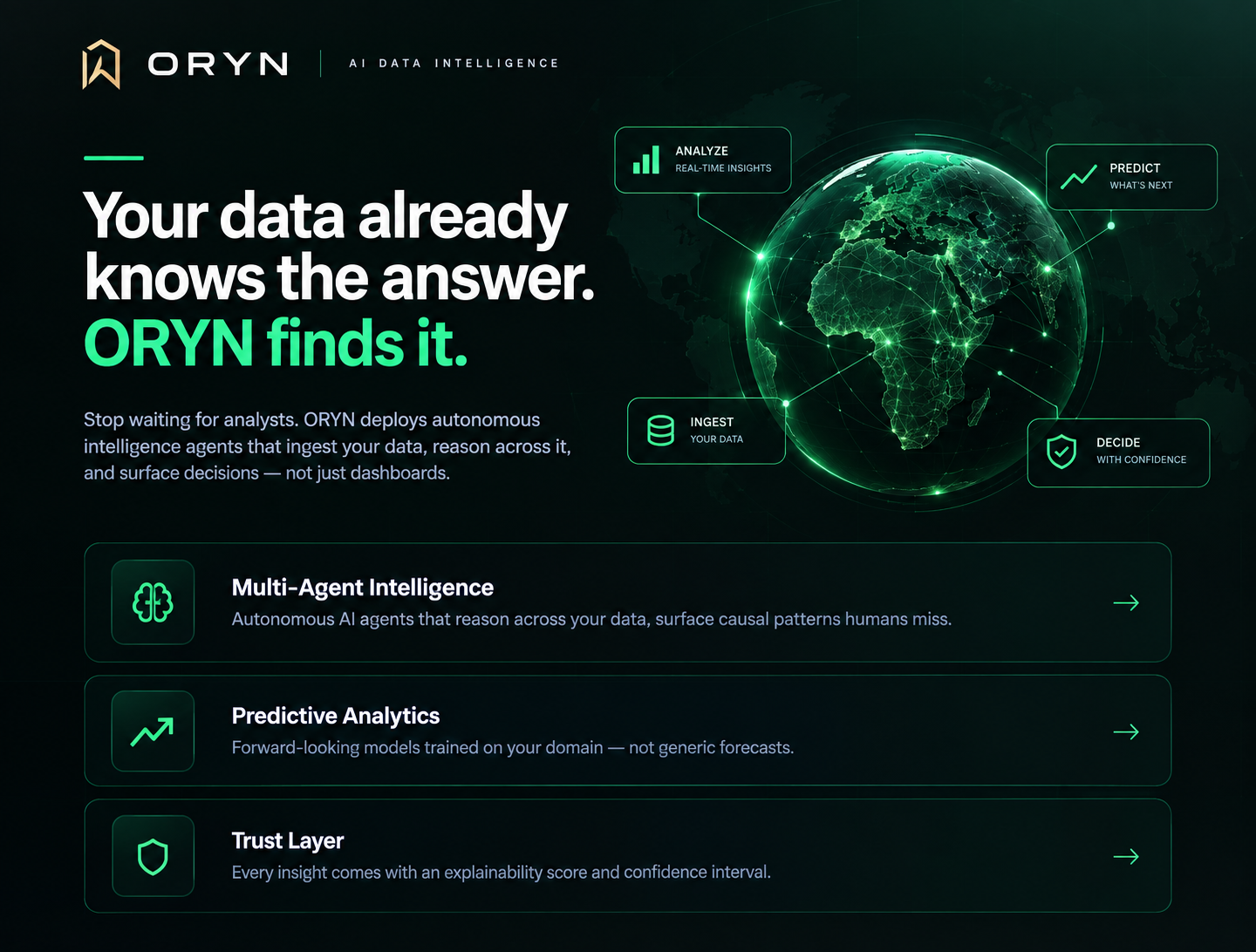 Oryn product preview