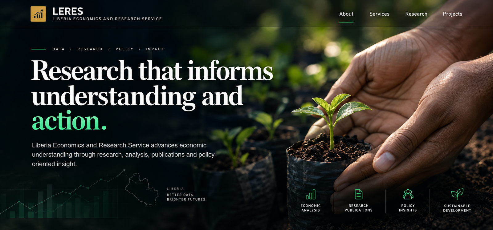 LERES website preview