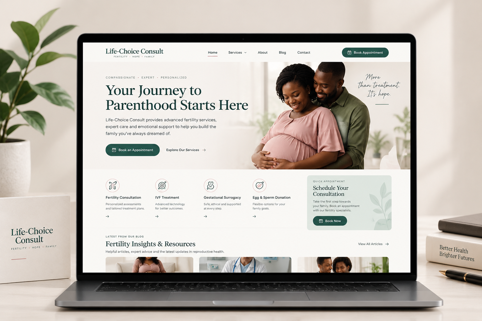 Life Choice Consult website preview