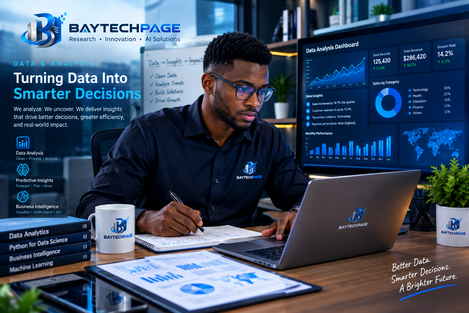 Data and analytics dashboards